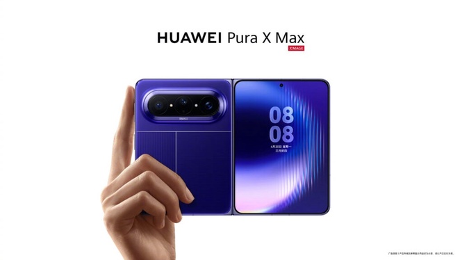 Image from: Huawei teases wide-body Pura X Max foldable