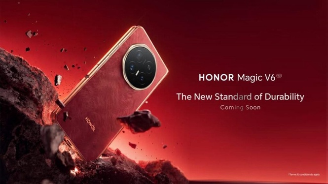 Image from: Honor confirms Magic V6 coming to Malaysia, with new Ferghana Red colour