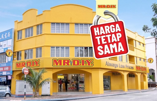 Image from: Mr D.I.Y. keeps everyday essentials accessible through ‘Harga Tetap Sama’