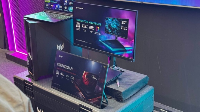 Image from: Acer Malaysia launches new 24″ portable 144Hz gaming display, 27″ 210Hz gaming monitor