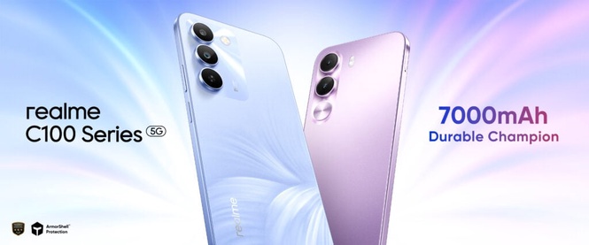 Image from: Realme begins teasing the C100 series for Malaysia, features a 7000mAh battery