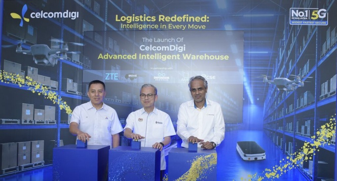 Image from: CelcomDigi launches Malaysia’s first industrial 5G-SA warehouse