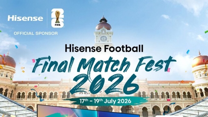 Image from: Hisense is whipping out a 30m LED screen at Dataran Merdeka for the 2026 World Cup final