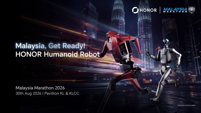 Image from: Honor humanoid robots to make international debut at Malaysia Marathon and National Day parade