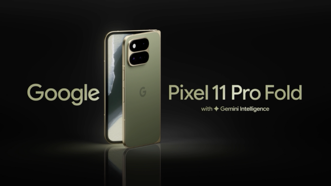 Image from: Google Pixel 11 Pro Fold: Thinner and lighter with new 48MP main camera