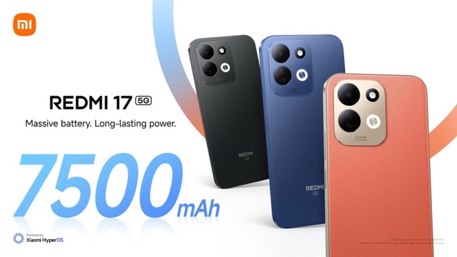 Image from: REDMI 17 series now officially in Malaysia with 7500mAh battery, priced from RM669