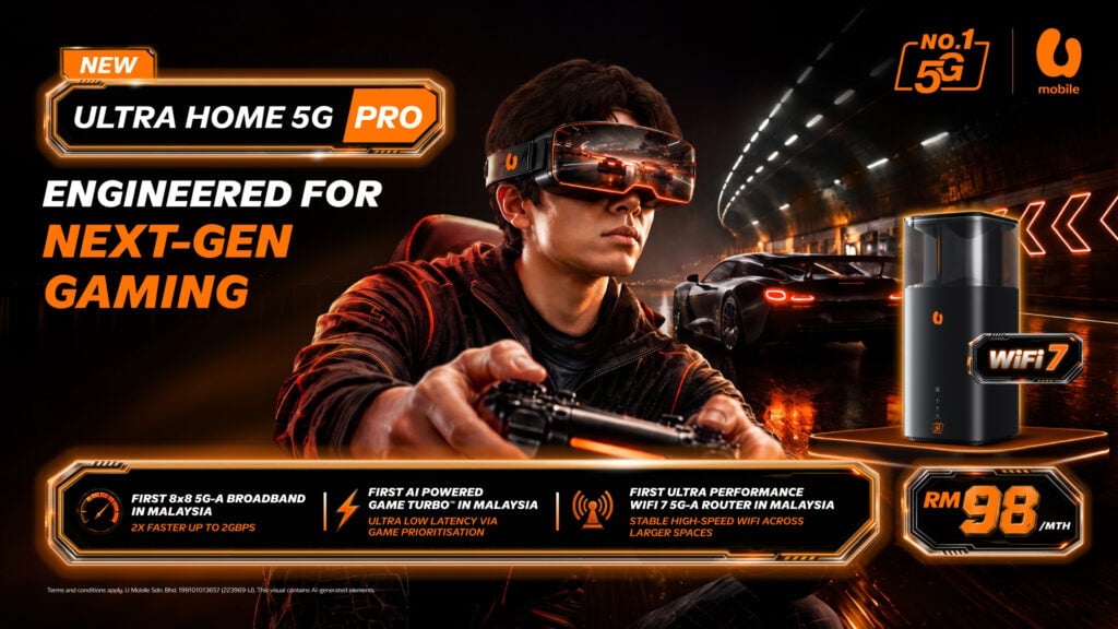 Image from: U Mobile launches Ultra Home 5G Pro, up to 2Gbps speeds, from RM98/month