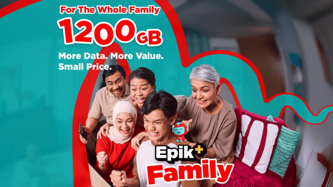 Image from: Here’s how you can get a family telco plan for just RM26 each every month