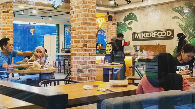 Miker Food Ipoh Kinta Riverfront western food pizza cafe