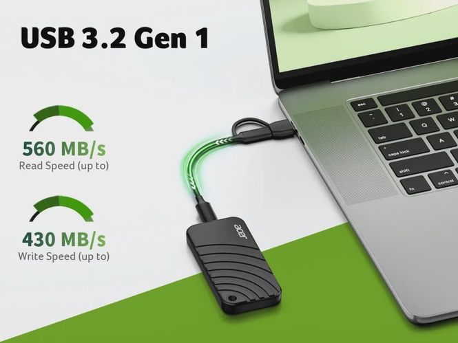 New Acer PA100 Portable SSD brings faster storage to everyday devices 6