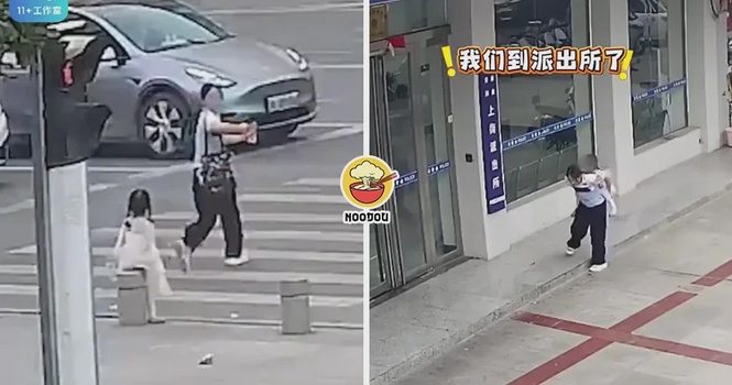 【小小年纪,大大作为!】见4岁女童走丢,11岁女孩把她背到警局求助!(内附影片)