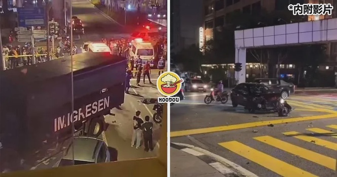 移民局罗里半夜出动,闯红灯撞一家四口,酿3死1伤!(内有影片)