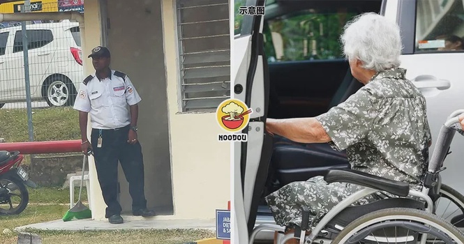 【曾帮过坐轮椅的妈妈上车!】多年来热心帮助病患和访客,Kajang医院保安大哥获网民大赞!