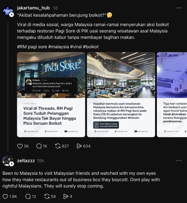 Image from: “Pagi Sore Tak Akan Bankrap” – Netizen Indonesia Yakin Boikot Tak Bagi Kesan