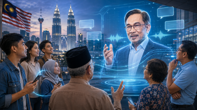 Image from: Rakyat Malaysia Boleh ‘Bercakap’ Dengan Anwar Ibrahim
