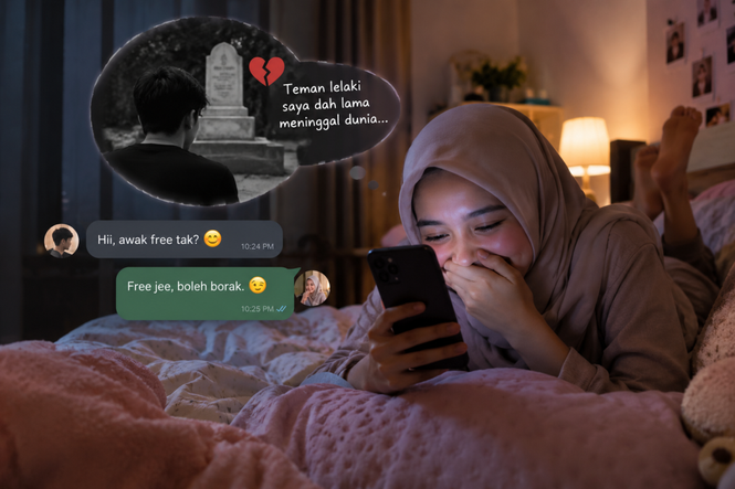 Image from: Lelaki Uji Kesetiaan Teman Wanita Guna Akaun Palsu