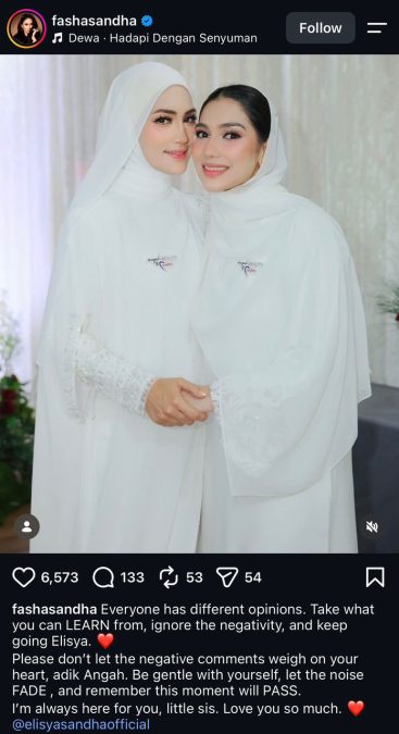 Image from: Ini Respon Fasha Sandha Selepas Lakonan Elisya Sandha Dalam Drama ‘Madu Atau Racun’ Undang Kontroversi