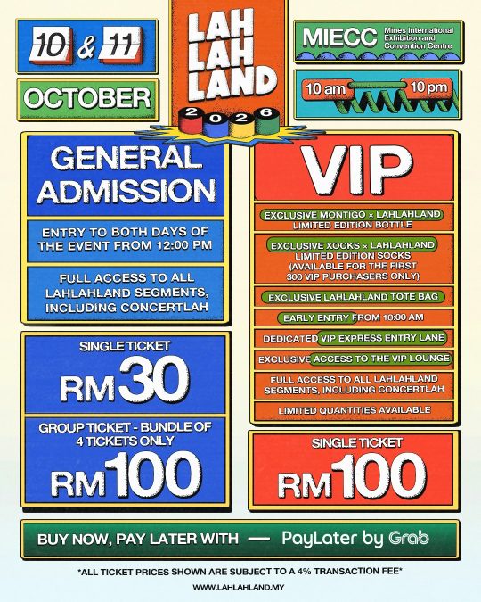 Image from: 5 Perkara Penting Korang Wajib Tahu Sebelum Pergi Ke LahLahLand 2026