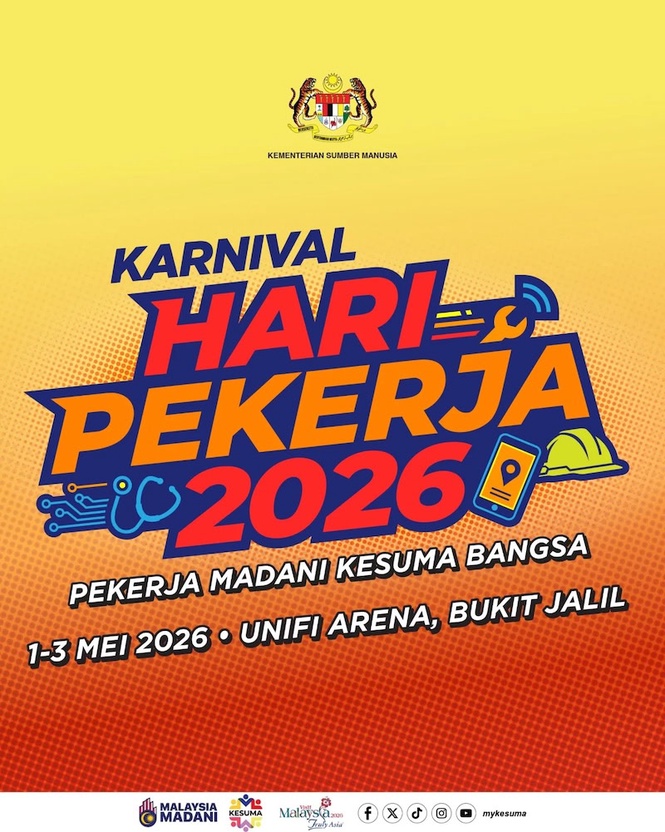 Image from: KESUMA himpunkan lebih 50 pempamer, 14 anugerah jadi tarikan Sambutan Hari Pekerja 2026