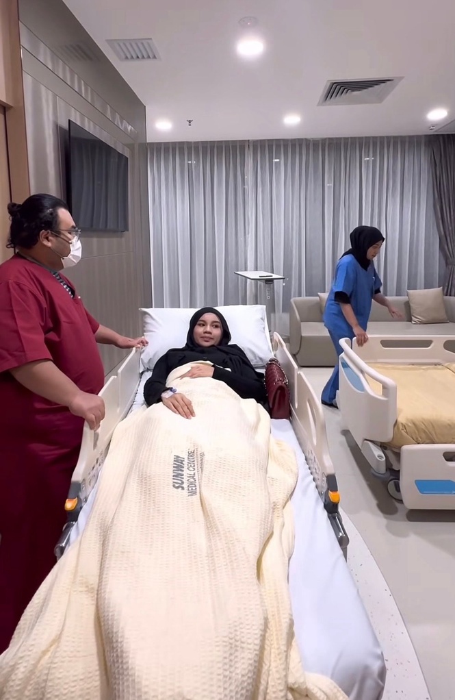 Image from: Mengadu sakit dada, Anak Aliff Syukri dikejarkan ke hospital – “Platelet darah rendah sangat”