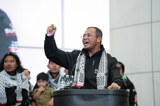 Image from: GSF 2.0: Keberanian luar biasa! Aktivis pulang sebagai saksi kepada dunia, bukan mangsa – Amirudin Shari