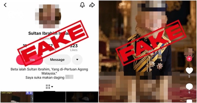 Tak bertanggungjawab! Tular akaun TikTok palsu didakwa guna AI hina Agong