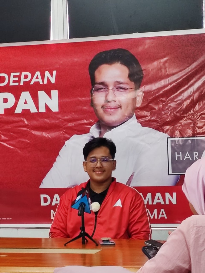 Image from: Tak kejar jawatan! Calon termuda PRN Johor cuma idolakan PM Anwar dalam politik