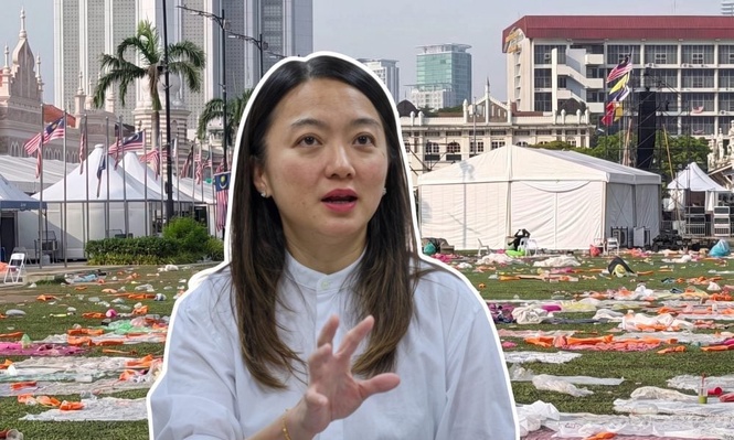 Hannah Yeoh kecewa, tegur sikap pengunjung tinggalkan sampah di Dataran Merdeka