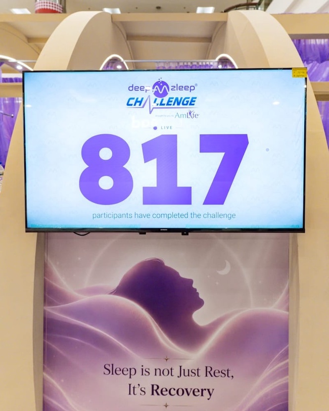 Image from: AmLife International cipta rekod MBOR dengan 817 penyertaan DeepZleep Challenge