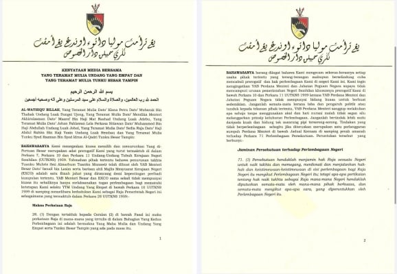 Image from: Isu takhta N. 9: Orang luar, PM & AGC jangan campur -Undang Yang Empat & Tuanku Besar Tampin