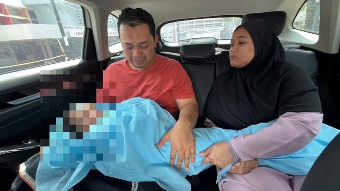 Image from: Anak maut nahas Jalan Kuching, keluarga tuntut keadilan buat Asiah – “Tunggu siasatan polis selesai!”