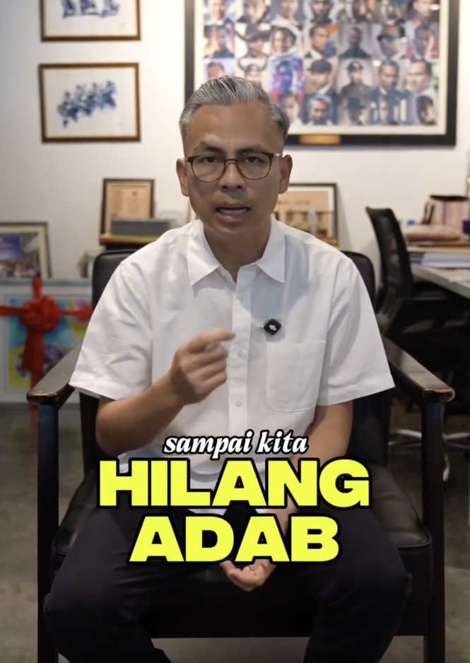 Image from: “Tak semua benda perlu dikejar” – Fahmi minta beri Tun M ruang, jangan hilang sifat kemanusiaan