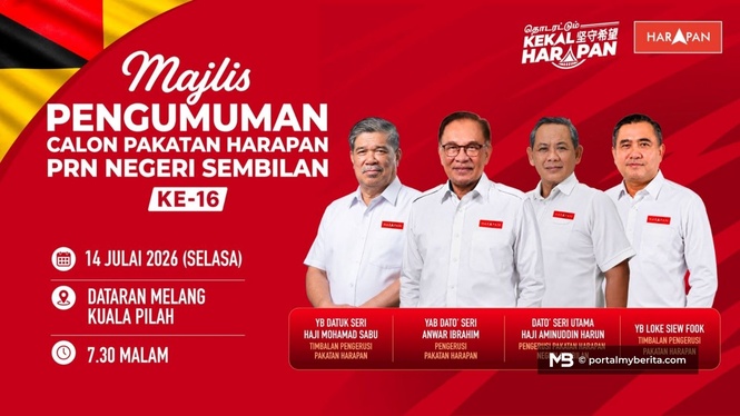 PH umum calon PRN Negeri Sembilan malam esok