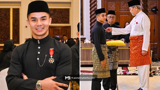 Johan Ghazali terima pingat Ahli Bintang Sarawak