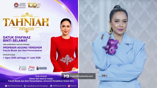 Syafinaz Selamat dilantik semula Profesor Adjung UPSI