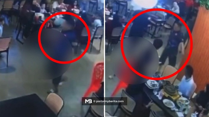 Kanak-kanak disepak hingga terlentang, polis buru lelaki dalam video tular