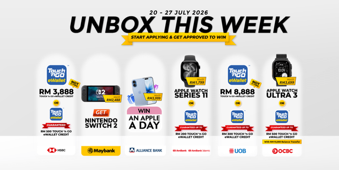 Image from: Unbox Nintendo Switch 2, RM8,888 Touch ‘n Go eWallet Credit, And More This July