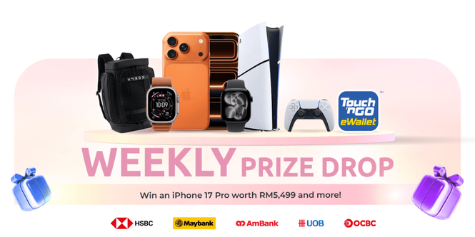 Image from: We’re Giving Away The iPhone 17, PS5, And Cash Prizes On RinggitPlus