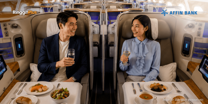 Image from: Affin Bank Credit Cards Offer 1-for-1 Business Class Tickets