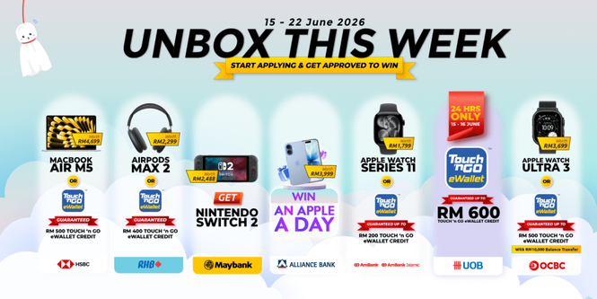 Image from: Win An Apple Product A Day, Nintendo Switch 2 Or Get Up To RM600 Guaranteed