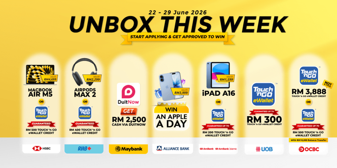 Image from: Mid-June Prizes Include MacBook Air M5, AirPods Max 2, RM2,500 Cash, And More