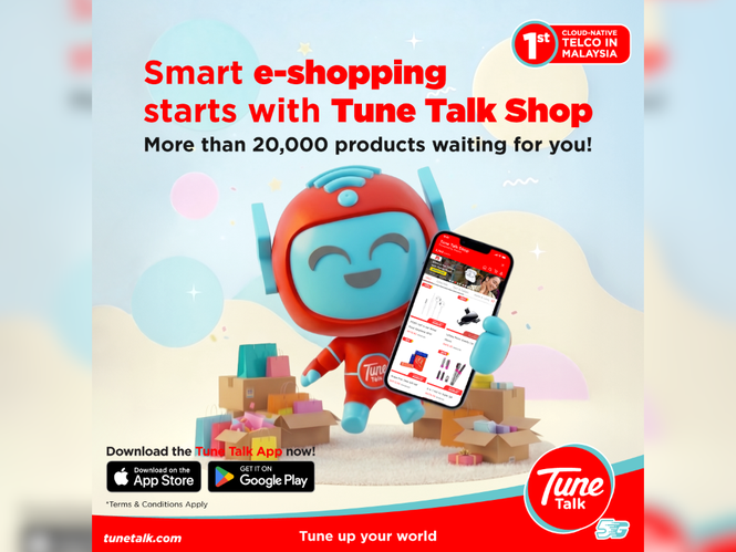Image from: Tune Talk Launches In-App Shopping Platform