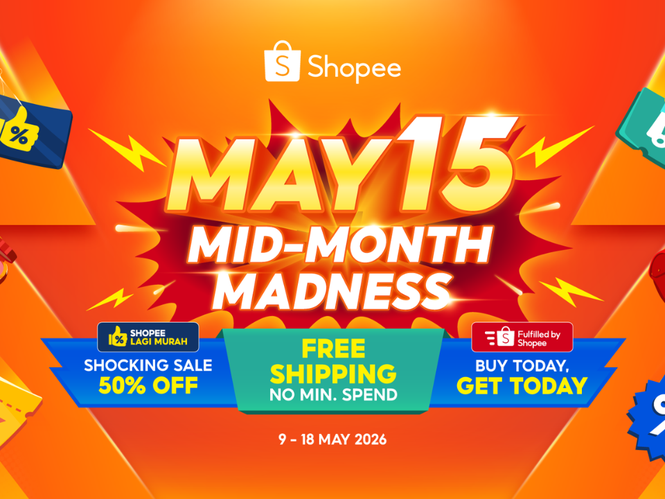 Image from: Shopee Malaysia Rolls Out May 15 Mid-Month Deals