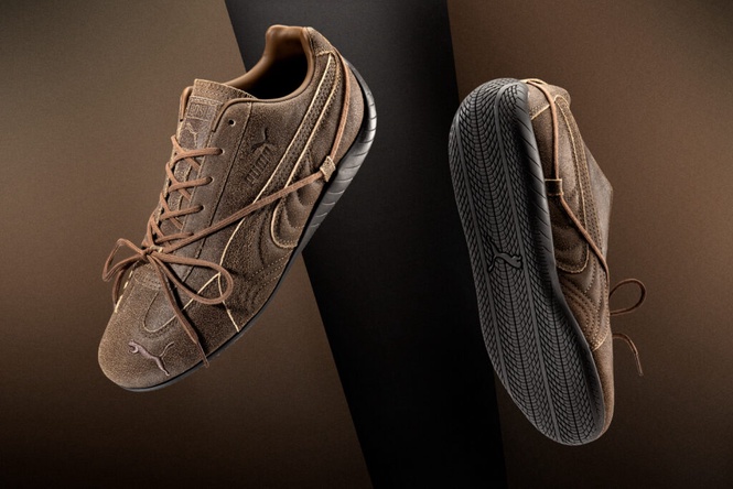 Image from: PUMA x ROSÉ Speedcat Returns to Malaysia With a Softer New Look