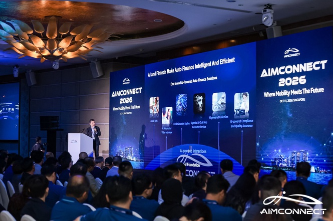 Keynote on AI and fintech in auto finance at AIMCONNECT 2026