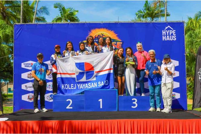 Image from: Syed Saddiq, Bella and children steal the spotlight at Desaru Triathlon