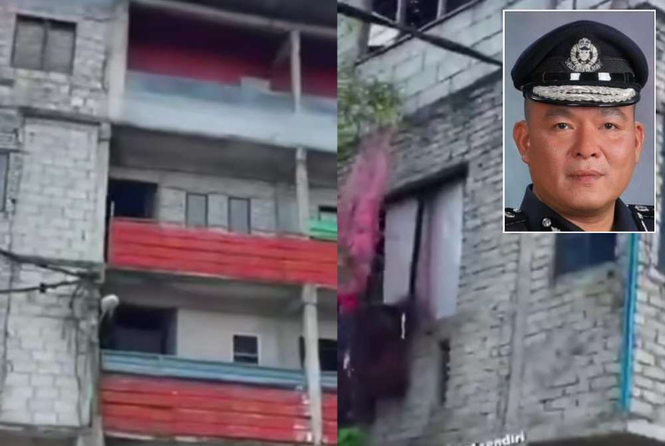 Image from: Viral ‘foreigner-built’ flat in Kajang actually occupied by locals, police say