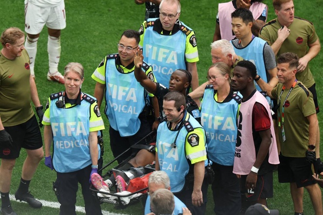 Image from: Broken leg mars Canada’s historic World Cup victory