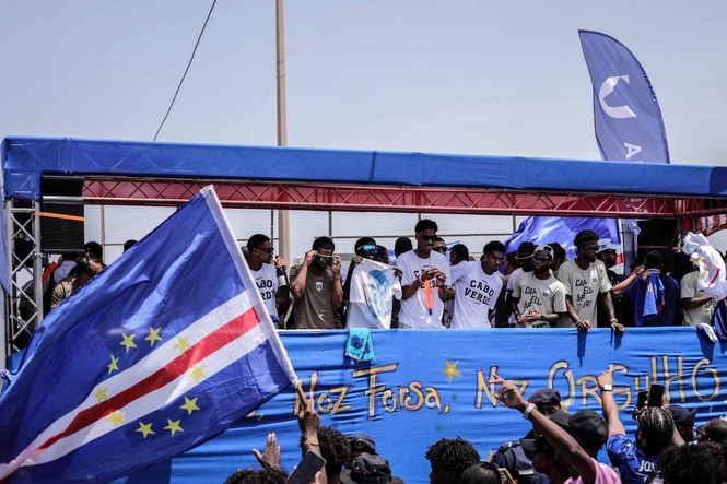 Image from: Cape Verde World Cup team gets hero's welcome in homecoming