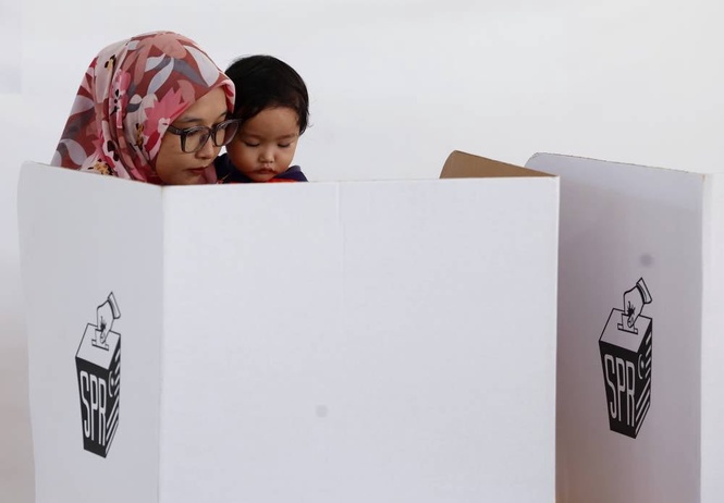Image from: Johor polls: early voting passes 50 pct mark by 11am